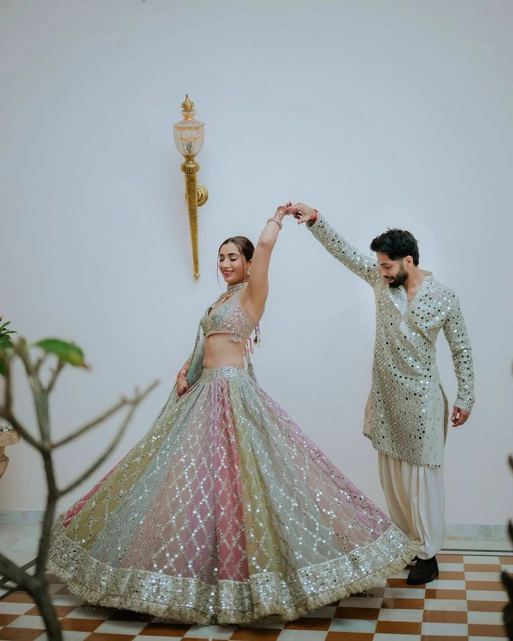 Wedding Special Multi Color Party Wear Designer Lehenga Choli