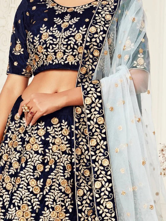 Wedding Special Multi Color Party Wear Designer Lehenga Choli