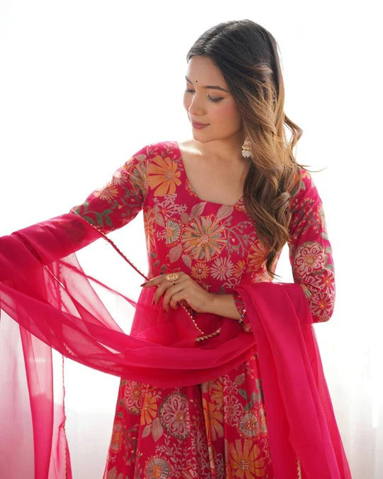 Buy Beautiful Color Digital Printed Plazo Suit