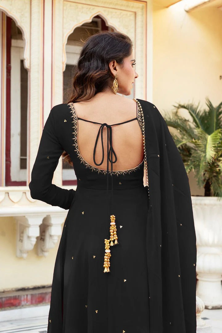 Most Trending Festive Special Fully Flair Red Color Anarkali Suit