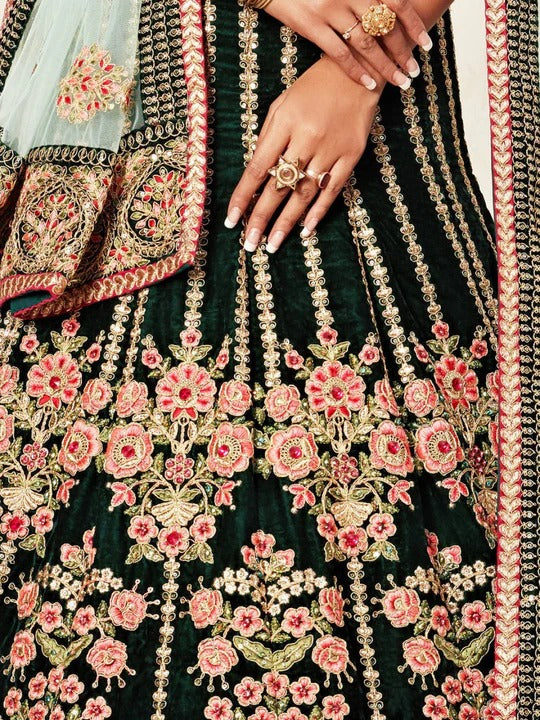 Most Attractive Bridal Special Embroidery lehenga Choli