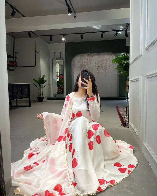 Adorable Tabby Silk Gown