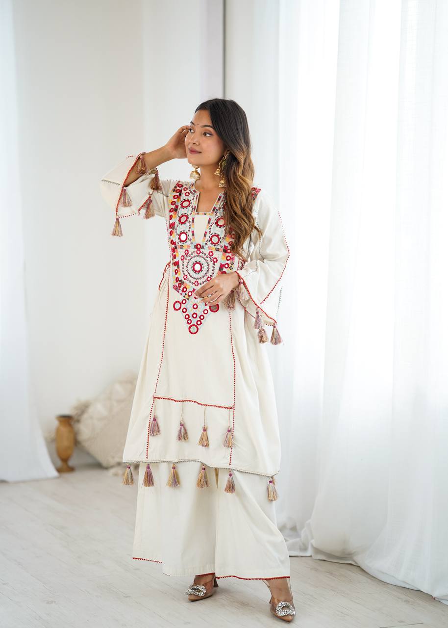 2-Piece Stylish Ensemble: Includes a well-fitted top and coordinated bottom