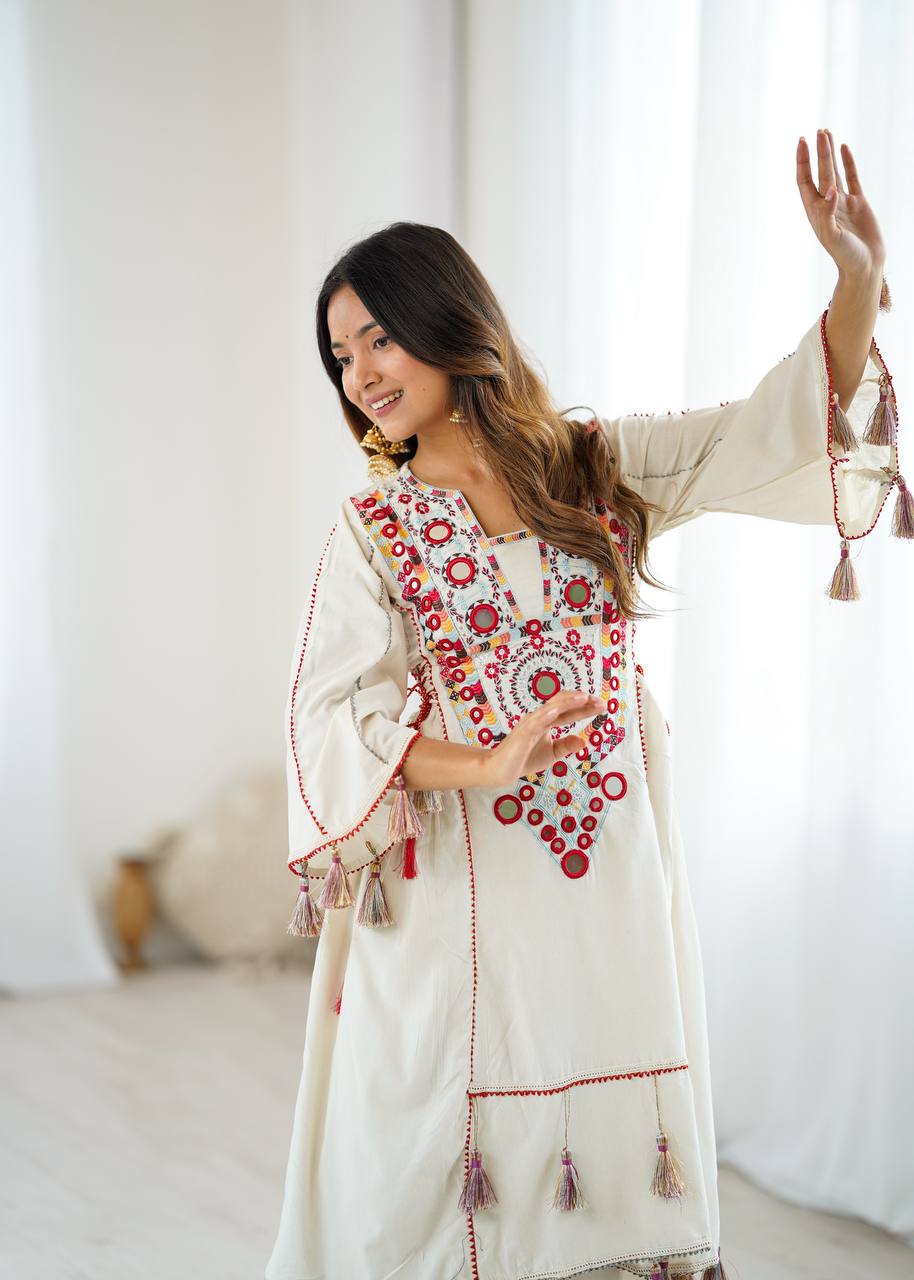 2-Piece Stylish Ensemble: Includes a well-fitted top and coordinated bottom