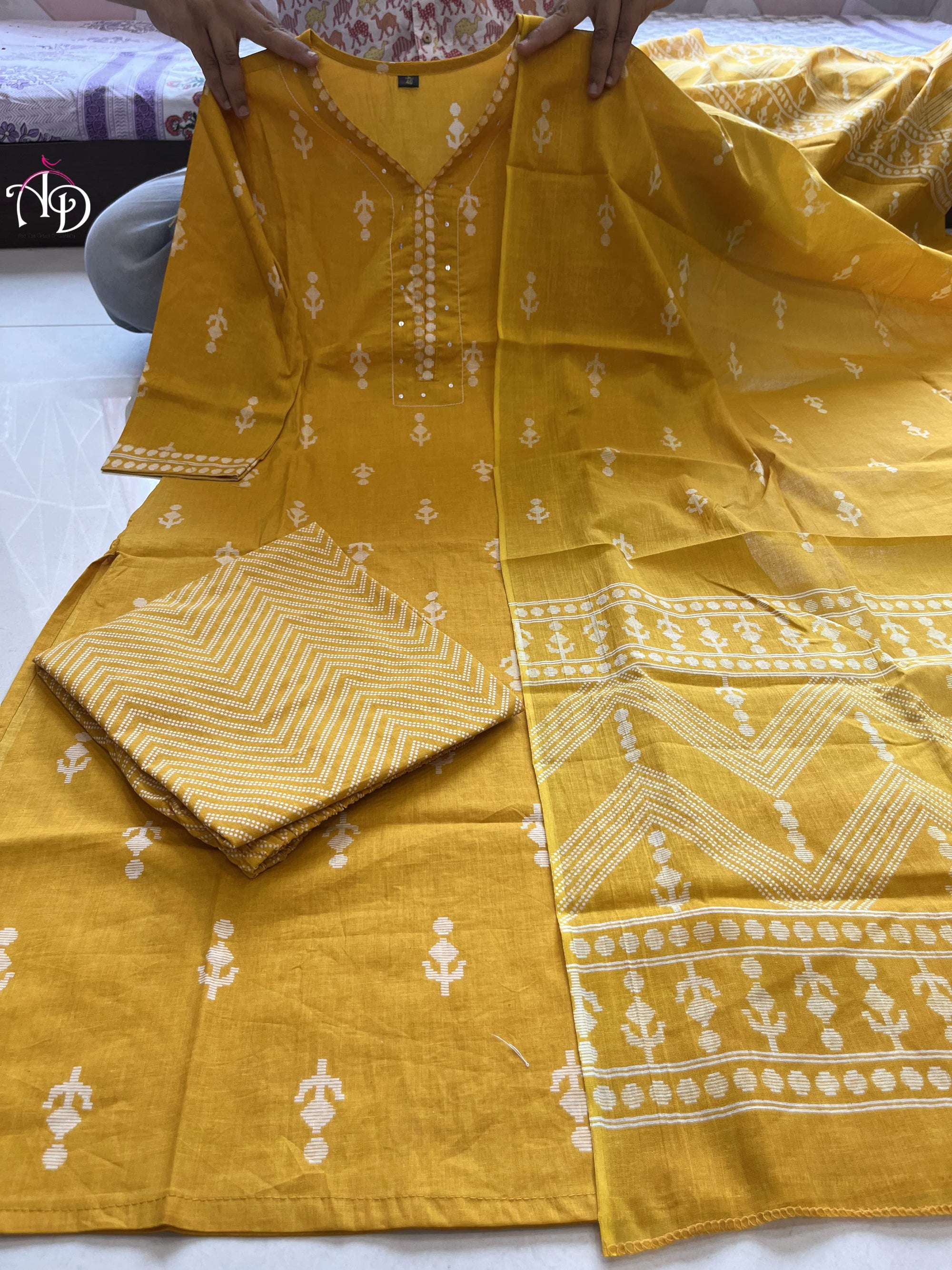 MUSTRAD COTTON SUIT SET