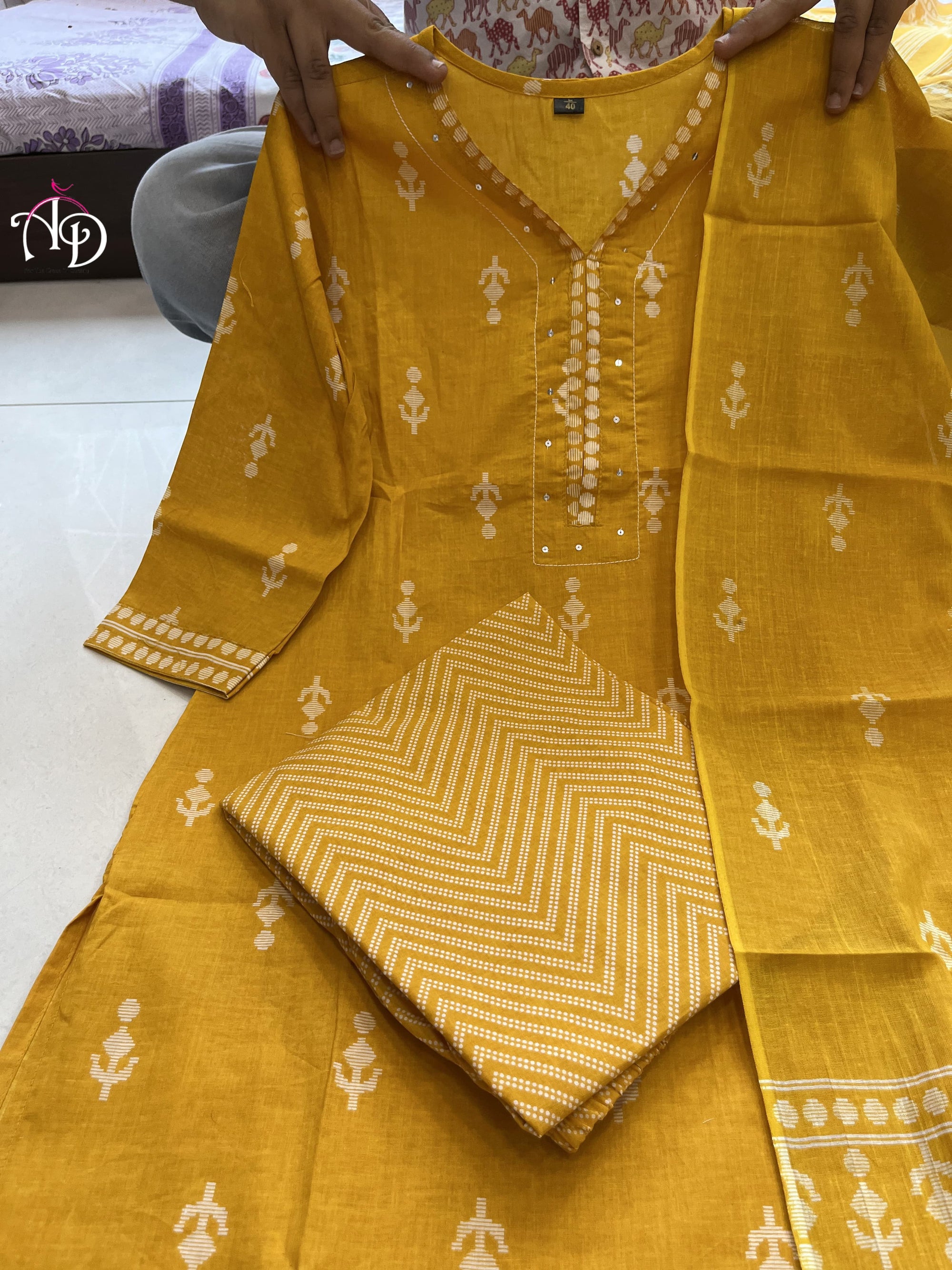 MUSTRAD COTTON SUIT SET
