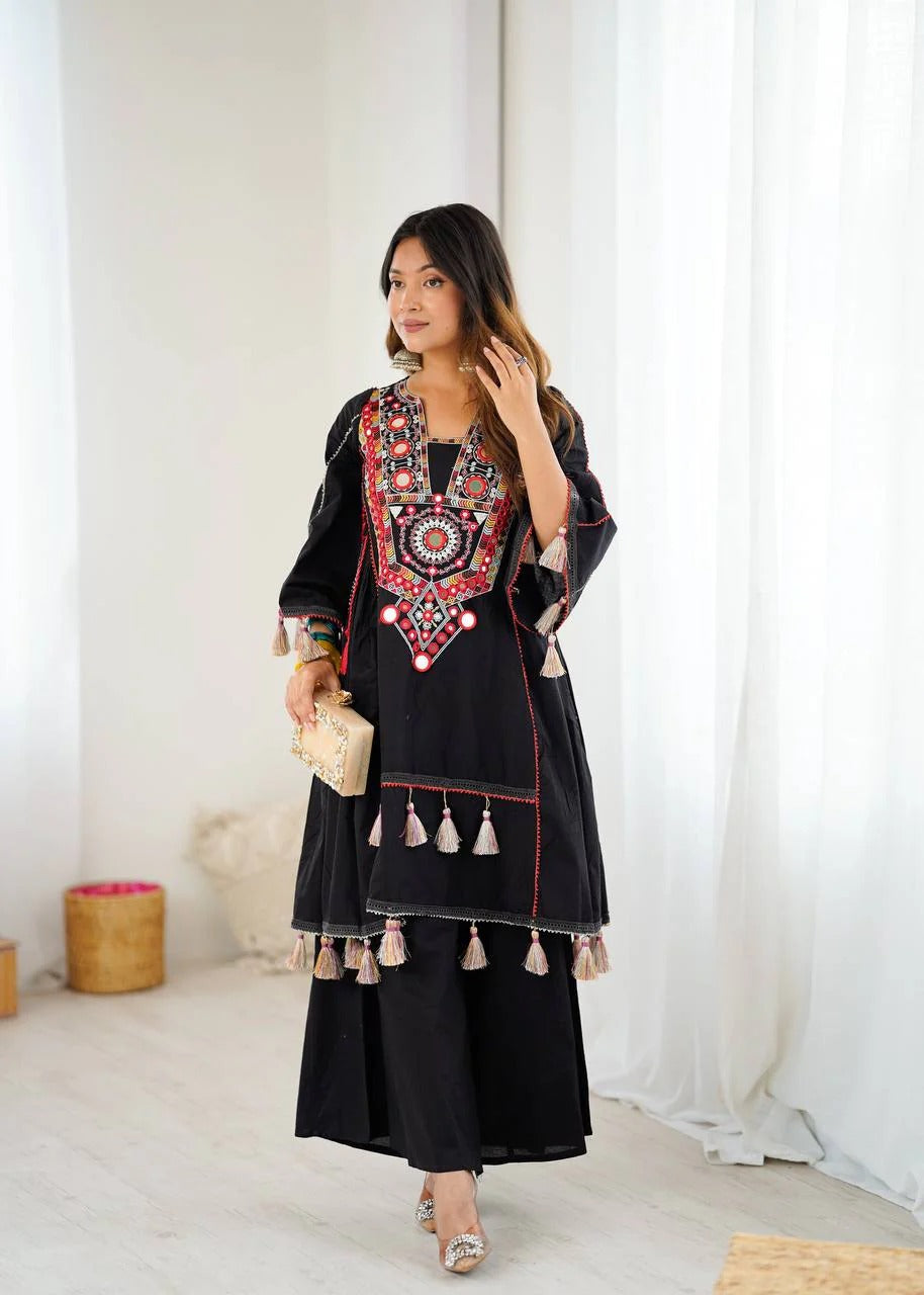 2-Piece Stylish Ensemble: Includes a well-fitted top and coordinated bottom