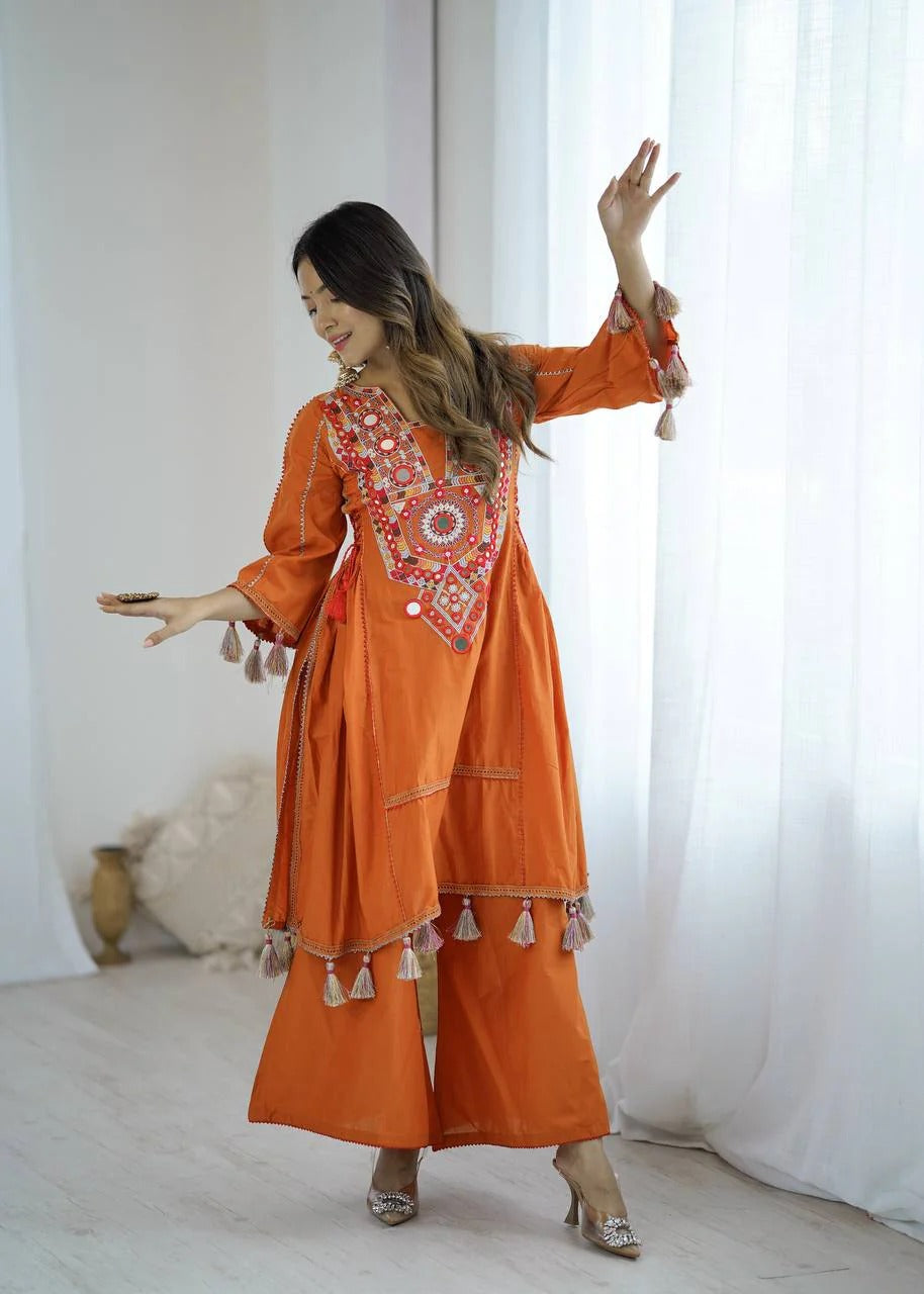 2-Piece Stylish Ensemble: Includes a well-fitted top and coordinated bottom