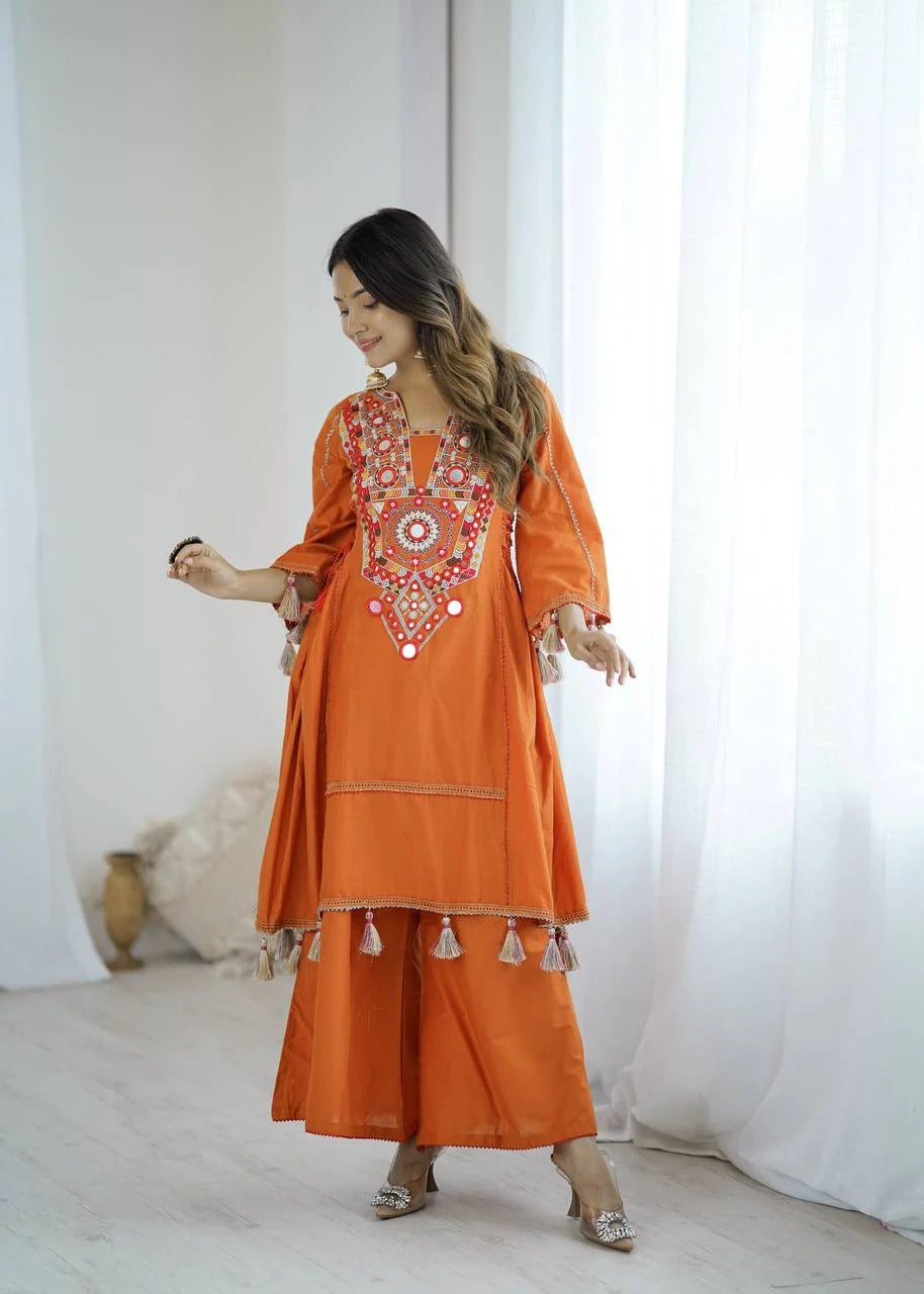 2-Piece Stylish Ensemble: Includes a well-fitted top and coordinated bottom