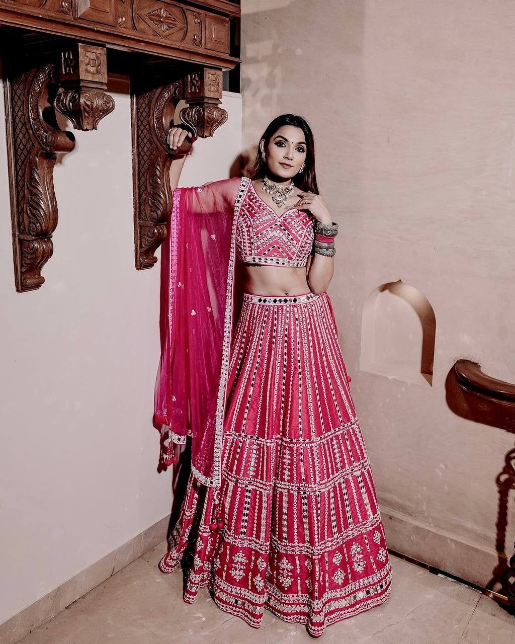 Ethnic Wear Lehenga Set Celebrate the Charm of Indian Culture