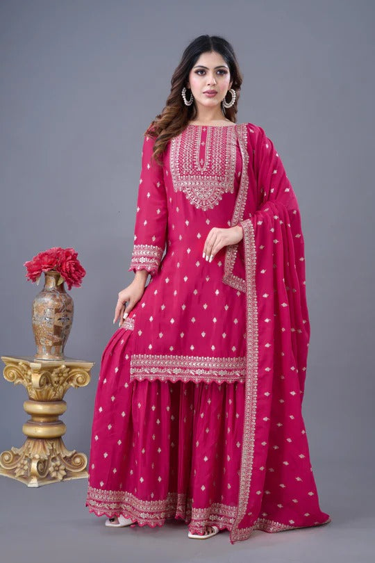 Most Attractive Wedding Special Party Wear Sharara Dress