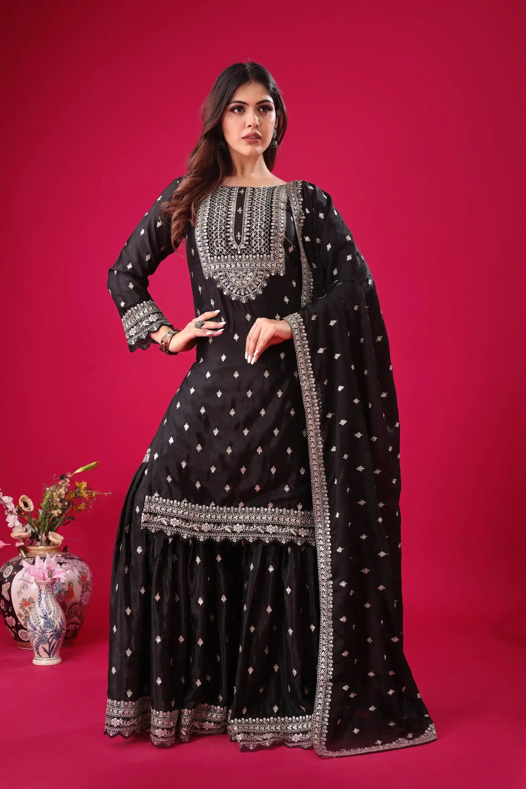 Most Attractive Wedding Special Party Wear Sharara Dress