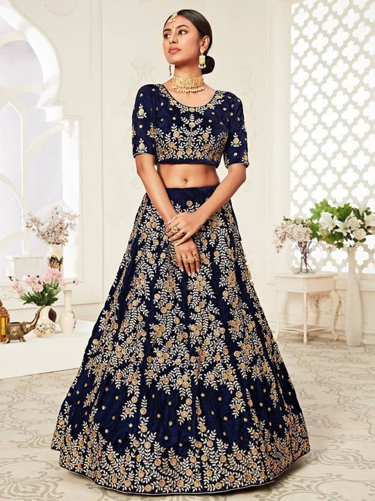 Wedding Special Multi Color Party Wear Designer Lehenga Choli