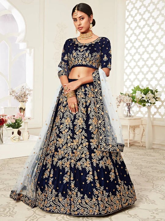 Wedding Special Multi Color Party Wear Designer Lehenga Choli