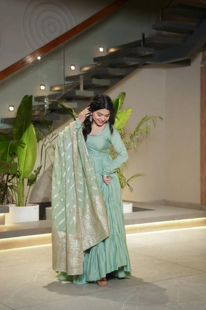 Festive Special Most Attractive Party Wear Anarkali Gown