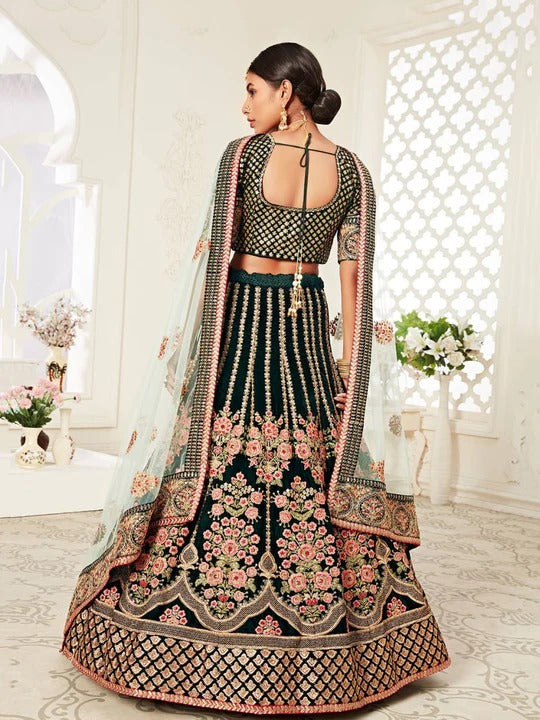 Most Attractive Bridal Special Embroidery lehenga Choli