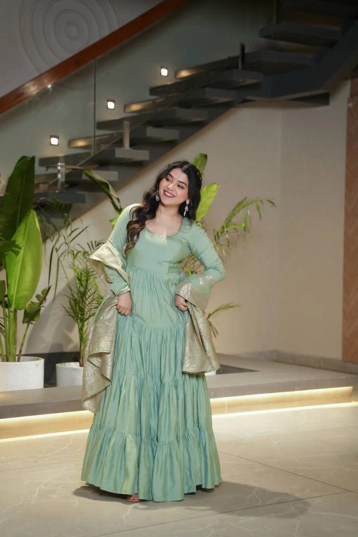 Festive Special Most Attractive Party Wear Anarkali Gown