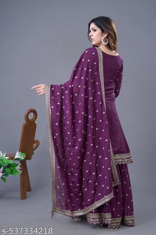 Most Attractive Wedding Special Party Wear Sharara Dress