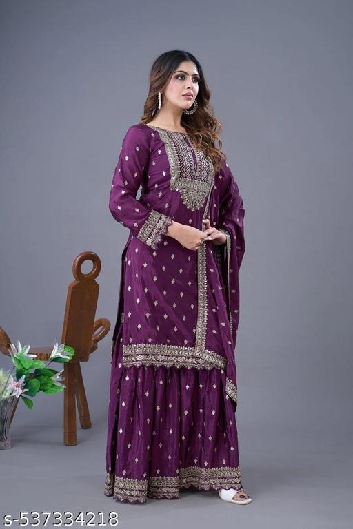Most Attractive Wedding Special Party Wear Sharara Dress