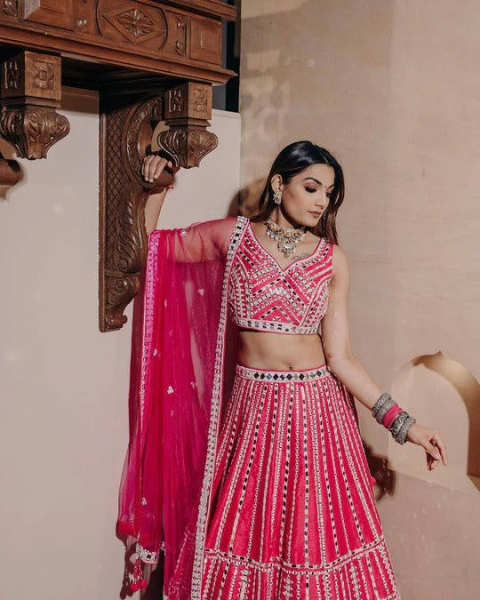 Ethnic Wear Lehenga Set Celebrate the Charm of Indian Culture