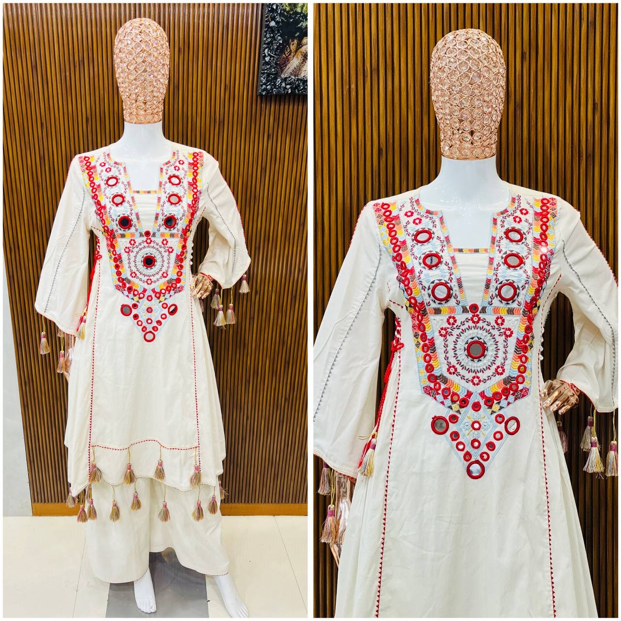 2-Piece Stylish Ensemble: Includes a well-fitted top and coordinated bottom