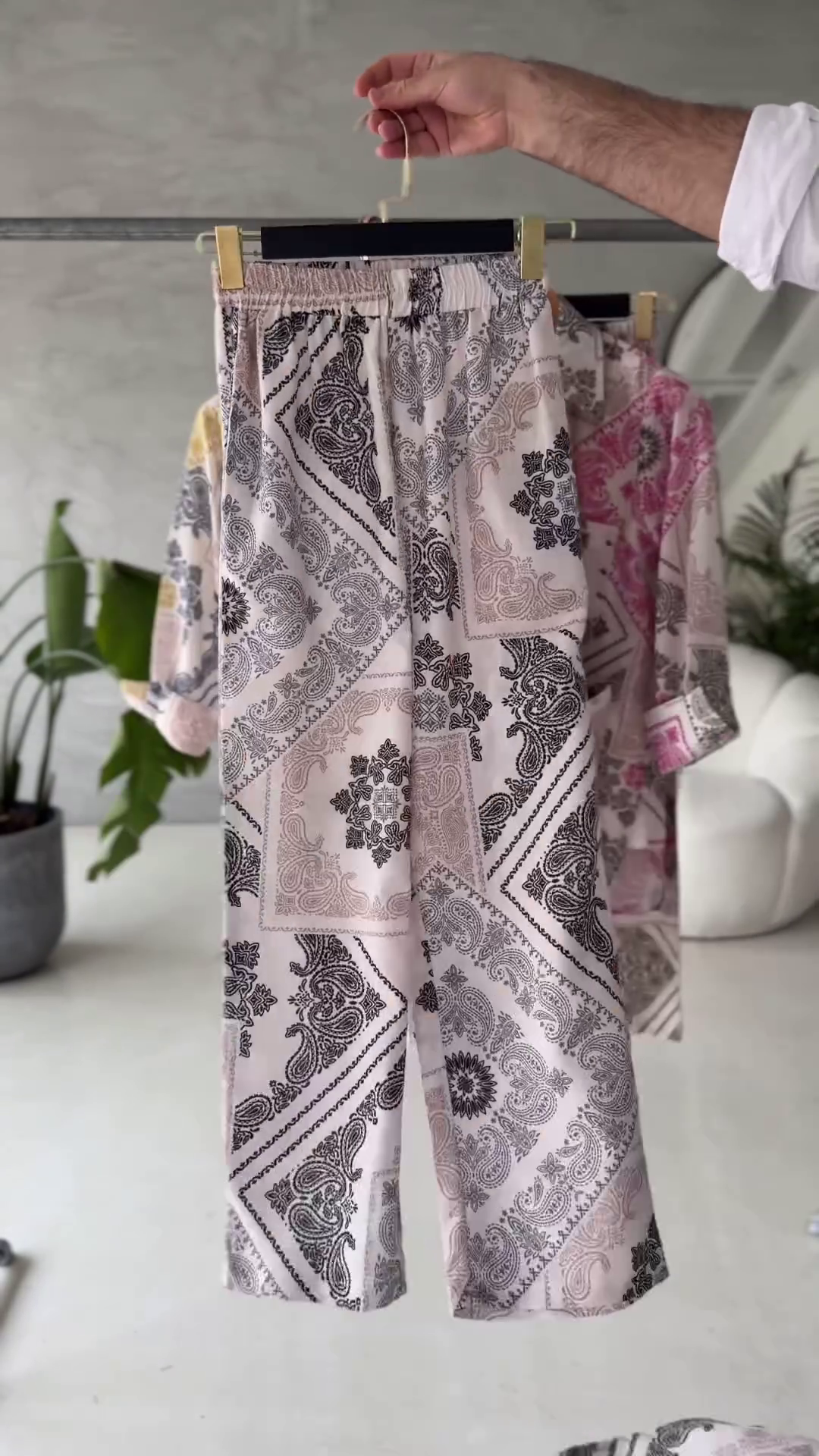 Matching Top and bottom set Cotton Flex Co-ord Set